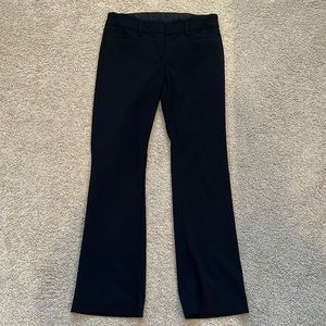Black flare work pants
